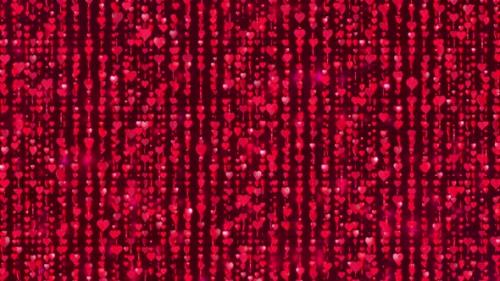 Videohive - Red Hearts Background - 43190793 - 43190793