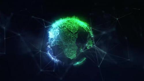 Videohive - Network Earth Plexus Technology - 43192532 - 43192532