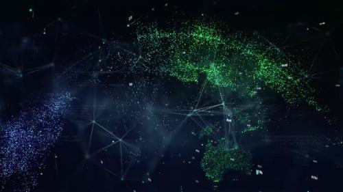 Videohive - Global Marketplace Crypto Background - 43192534 - 43192534