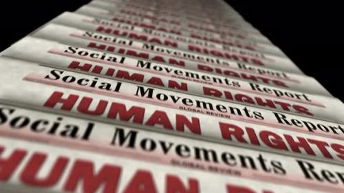 Videohive - Human rights newspaper printing media - 43194942 - 43194942