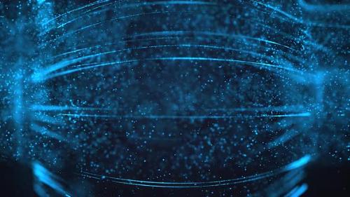 Videohive - Soft and delicate wavy lines flow abstractly. - 43204423 - 43204423