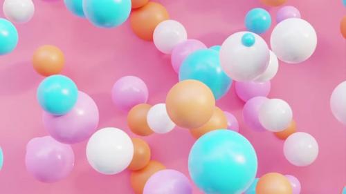 Videohive - Pastel Sphere Background - 43204434 - 43204434