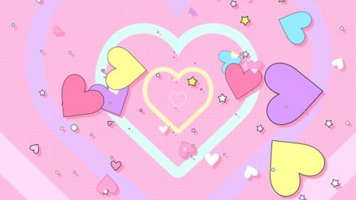 Videohive - Colorful Hearts Pop - 43181327 - 43181327