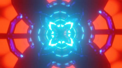 Videohive - Realm of Trippy Strobe Neon Square Shape Abstractions - 43182468 - 43182468