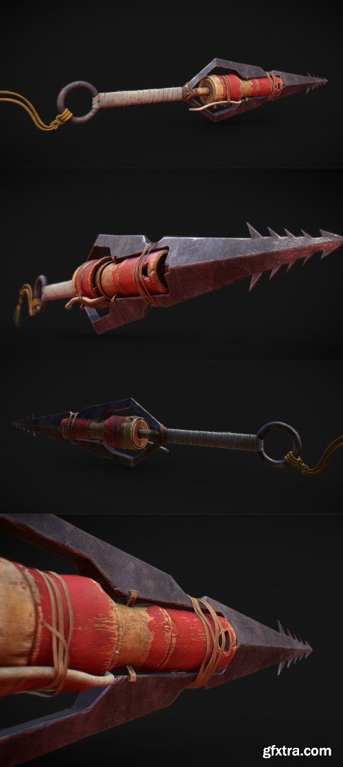 Explosive Kunai 3D model