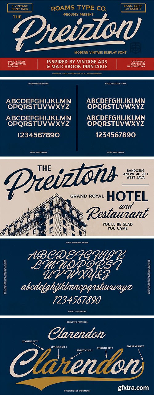 RTCO Preizton Font Family