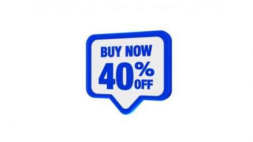 Videohive - Buy Now Discount Badge 40 Percent Off - 43220149 - 43220149