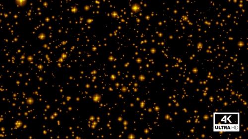 Videohive - Golden Particles Background Loop V2 - 43220154 - 43220154