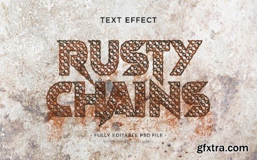 Chain text effect