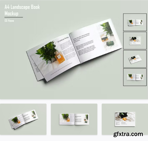 Landscape Book Mockup