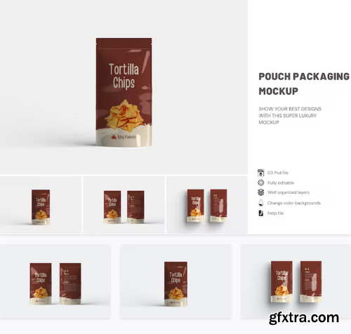 Pouch Packaging Mockup