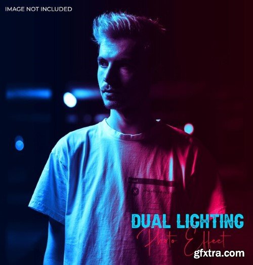 Dual lighting photo effect