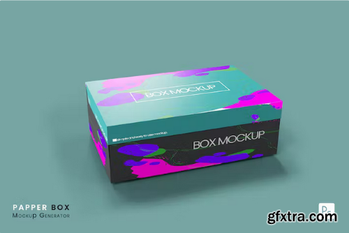 Packaging Papper Box Mockup Vol 01