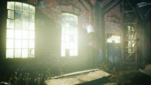 Videohive - Dark Factory Warehouse Alley at Night - 43241735 - 43241735