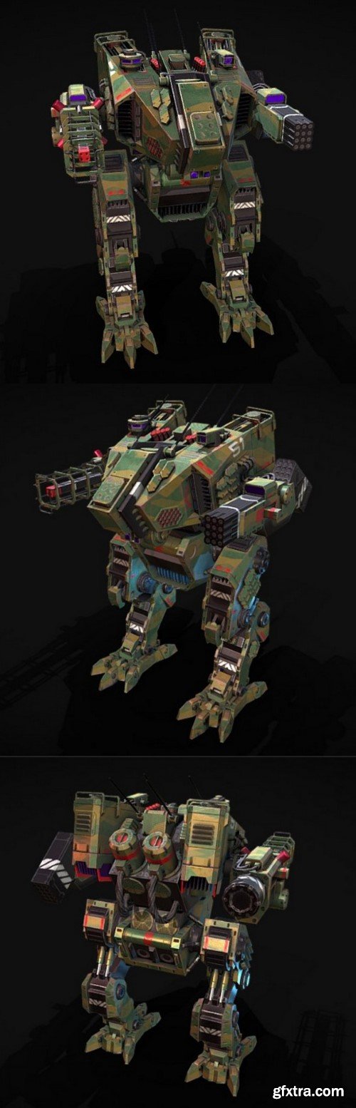 Robot Warfare 3D Model