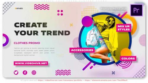 Videohive - Create Your Trend Clothes Promo - 43246525 - 43246525