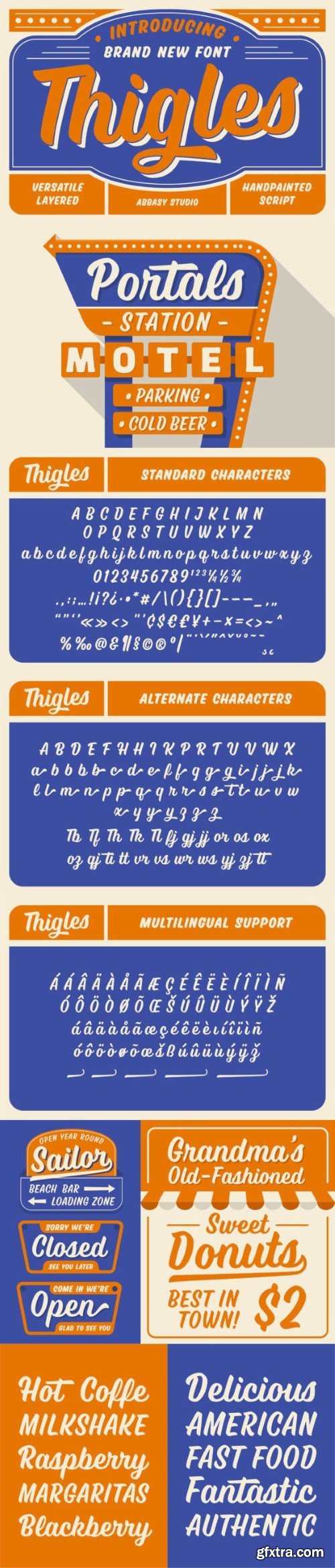 Thigles Font