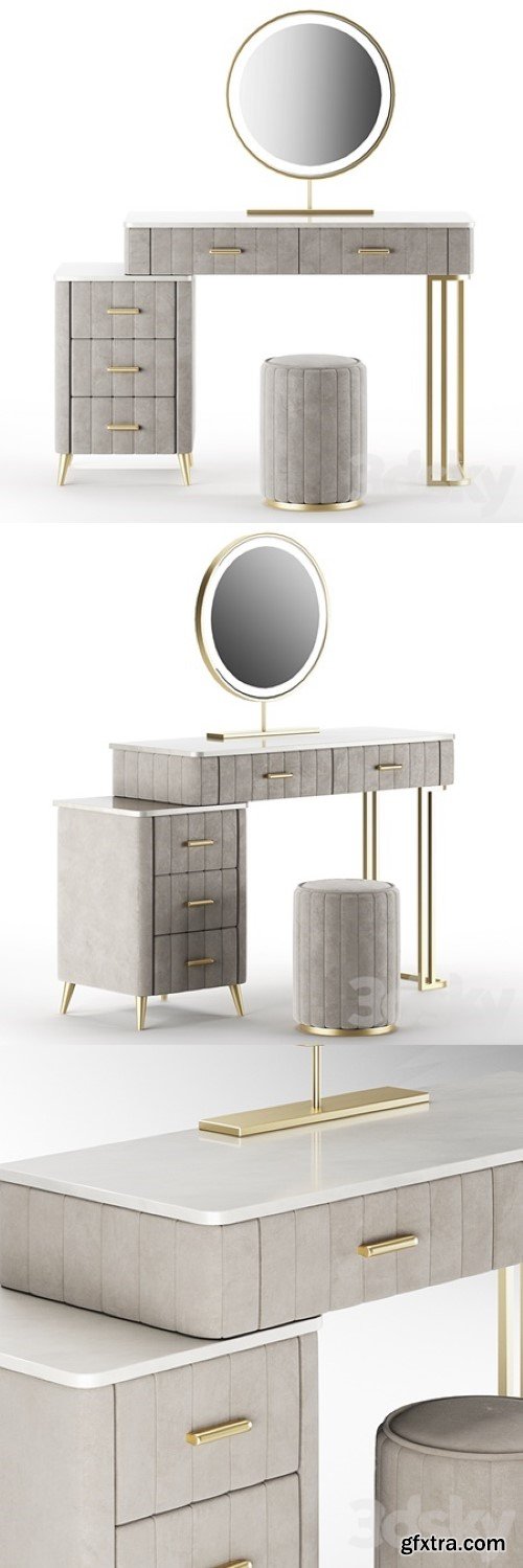 Homary Makeup Vanity Table