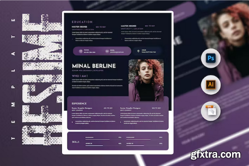 Penge Creative Resume & CV Template