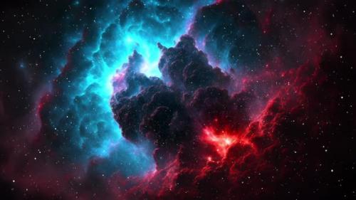 Videohive - Cosmic Nebula 4K Loop - 43222572 - 43222572