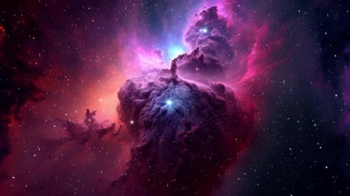 Videohive - Space Nebula 4K Video Screensaver - 43222586 - 43222586