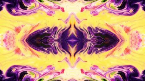 Videohive - Abstract Colorful Paint Spread Mirror Fantasy - 43238018 - 43238018