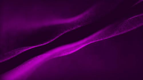 Videohive - Abstract Particles Waving 4K - 43238262 - 43238262