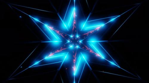 Videohive - red blue led lighting glow in dark vj loop abstract background - 43242431 - 43242431