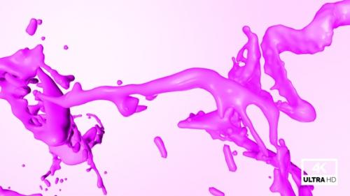 Videohive - Splash Of Pink Paint V6 - 43252668 - 43252668