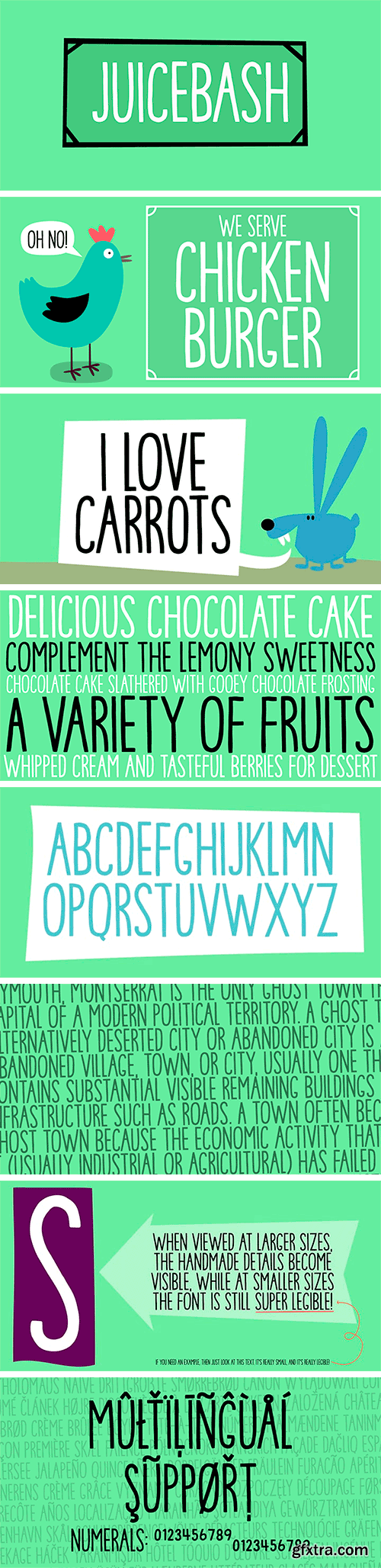 Juicebash Font Family