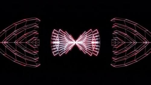 Videohive - abstract background red endless circle kaleidoscope vj loop - 43299604 - 43299604