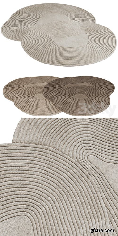 Zen Carpets by Bolia 3d model