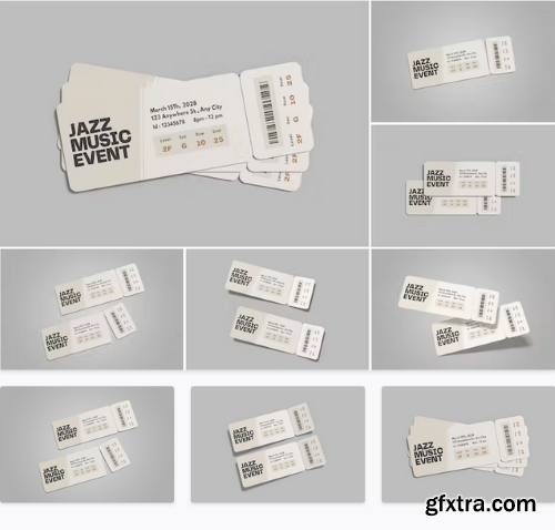 Event Ticket Mockup