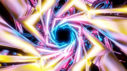 Videohive - colorful crew spiral line tunnel abstract background vj loop - 43299693 - 43299693