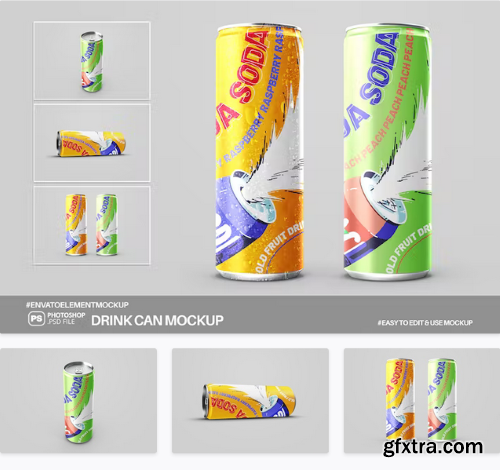 Soda Can Mock-ups