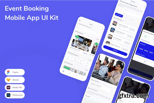 Event Booking Mobile App UI Kit