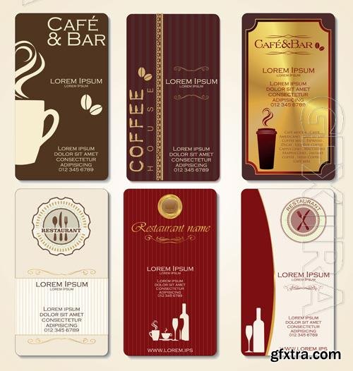 Vector coffee label set vol 2