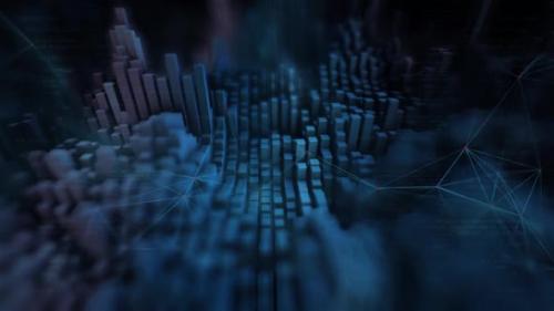 Videohive - Technology Background Diagram Blockchain - 43247692 - 43247692