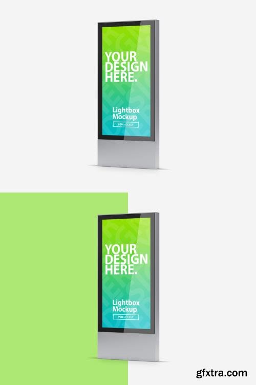 Vertical Street Poster Billboard Mockup 451708640