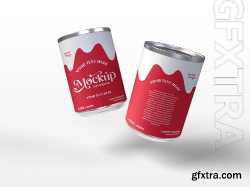 PSD cool drink can mockup design