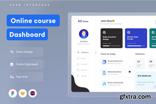 Online Course Dashboard