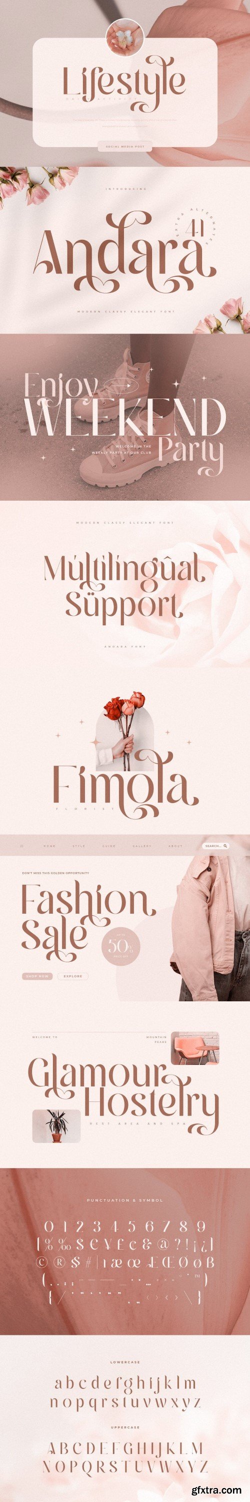 Andara - Luxury Classy Love Font