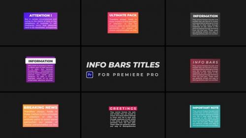 Videohive - Info Bars Titles - 43254987 - 43254987