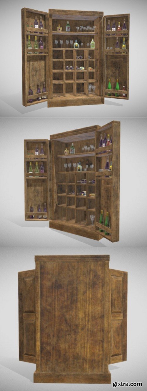 Home Bar 3D Model