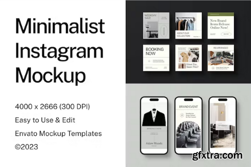 Minimalist Instagram Mockup