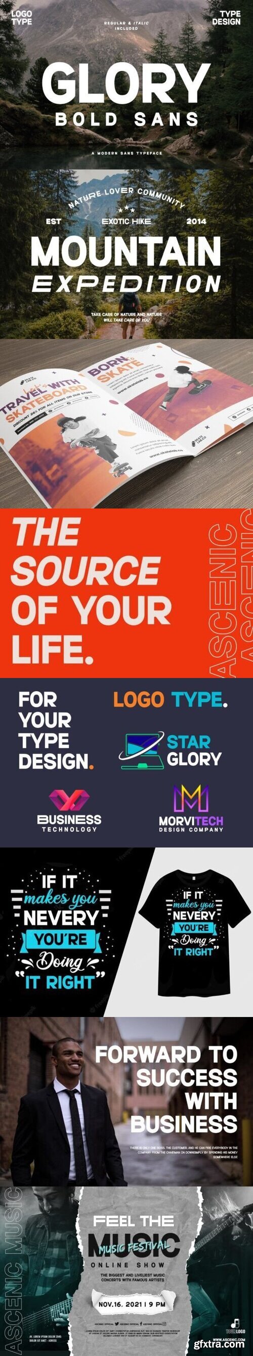 Glory Bold Font