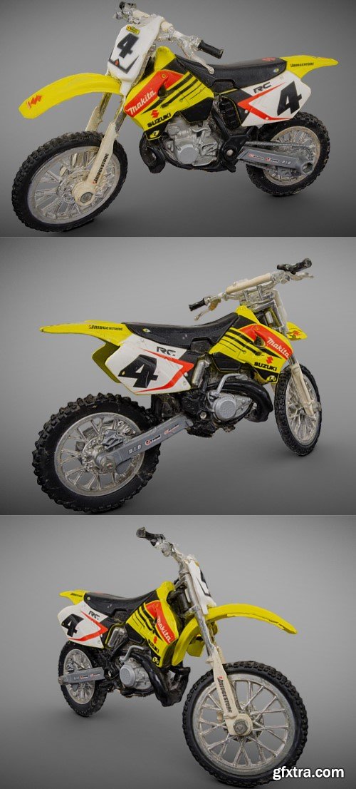 2006 Suzuki RM250 Ricky Carmichael Edition 3d model