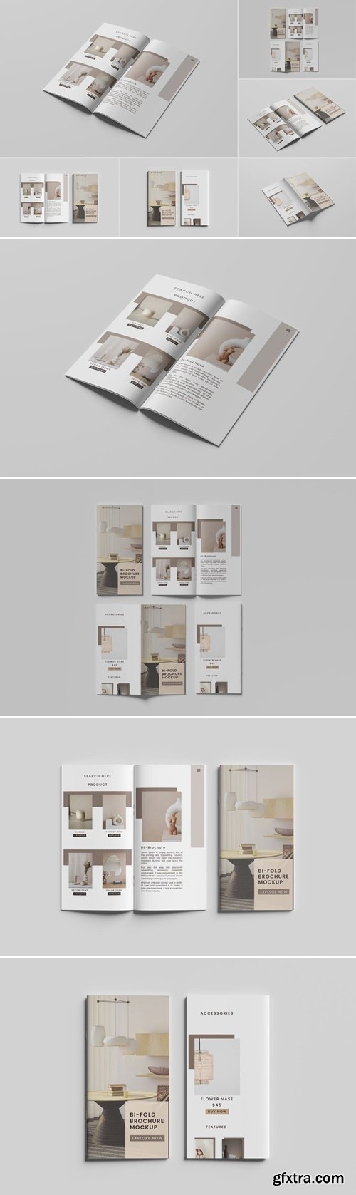 DL Brochure / Magazine Mockup JHLBVTM