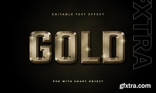 PSD luxury gold text effect