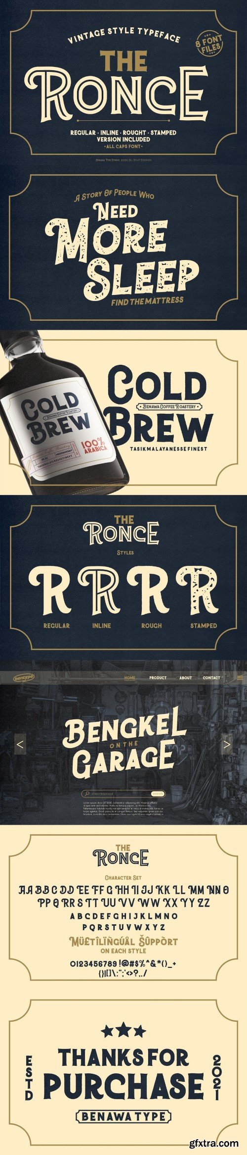 Ronce - Vintage Display Font